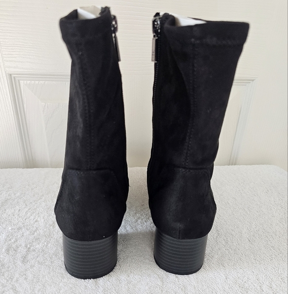 NWT Kenneth Cole Reaction Raleigh Block Heel Bootie Side Zip 2" heel 7.5M - Picture 6 of 8